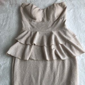White sparkly mini dress!
